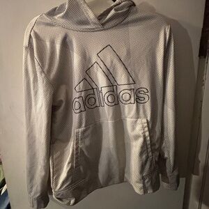 Boys Adidas Dot Print Hoodie Size Youth Large